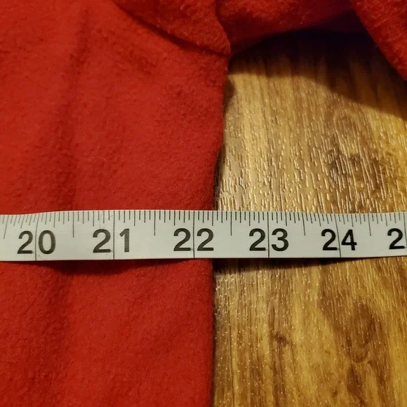 Vintage Kitty Cat Fleece Jacket Women Medium Red‎ Christmas Grandma Cat Lady - Picture 7 of 8